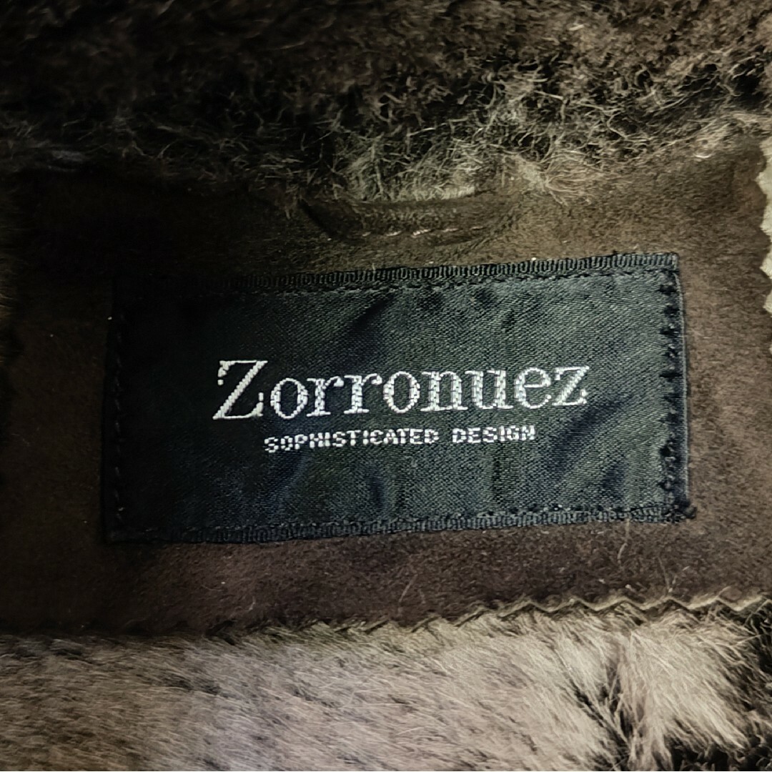 zorronuez ムートンジャケット ダブルフェイス 13号サイズ レディース レディースのジャケット/アウター(ムートンコート)の商品写真