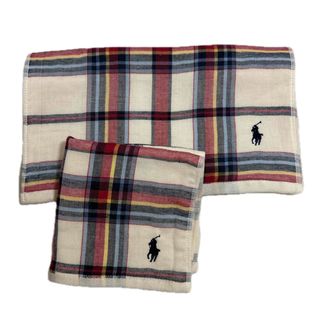 ラルフローレン(Ralph Lauren)の新品　未使用　ラルフローレン　タオルセット　チェック　ガーゼ　日用品　バス用品(タオル/バス用品)