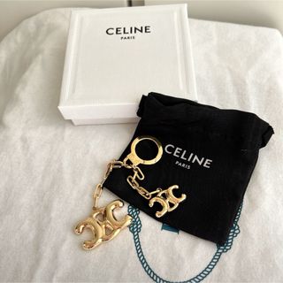 セリーヌ(celine)のセリーヌ CELINE キーホルダー ゴールド トリオンフ(キーホルダー)