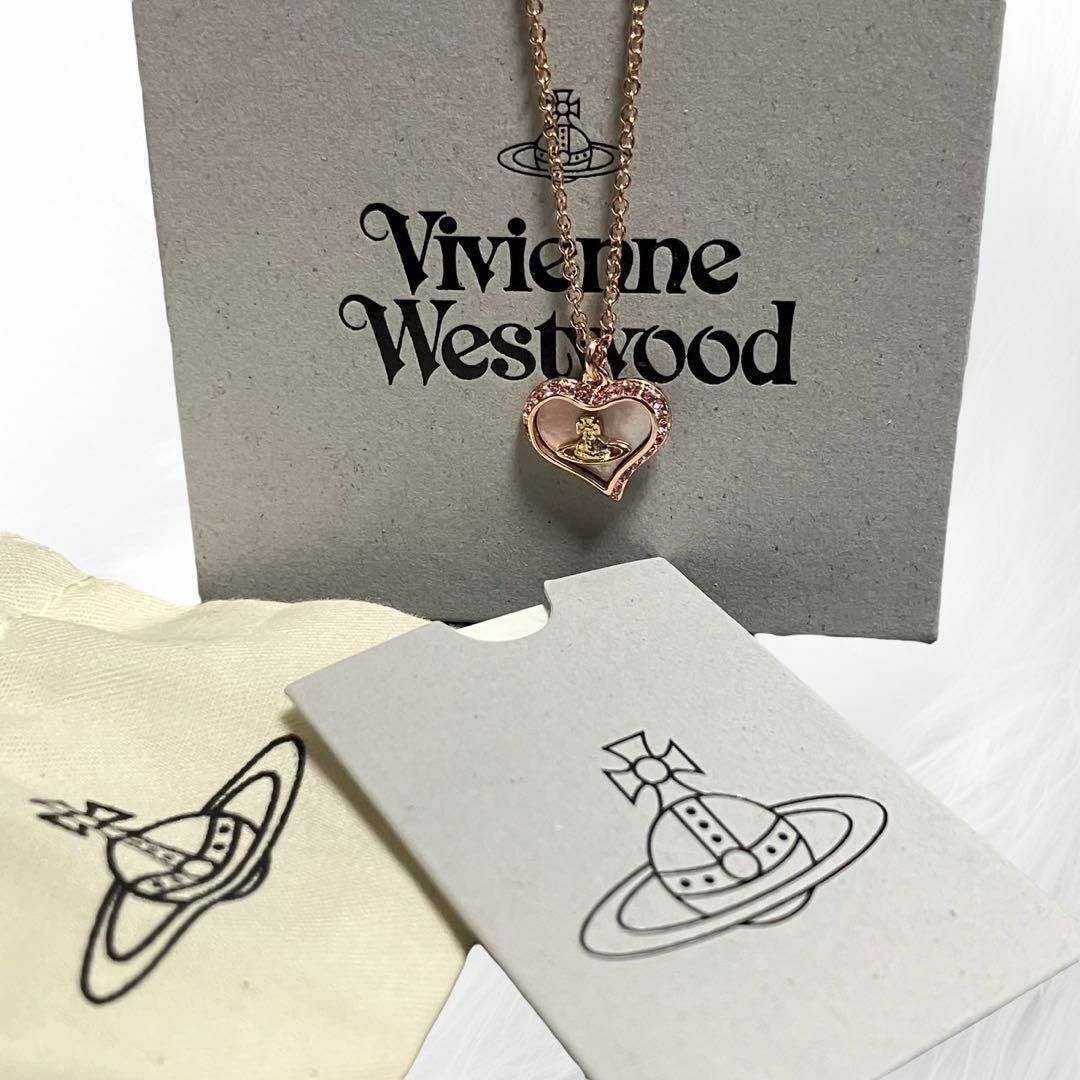 Vivienne Westwood(ヴィヴィアンウエストウッド)の【新品】ヴィヴィアンウエストウッド ペトラ ハート ベンダント ネックレス レディースのアクセサリー(ネックレス)の商品写真