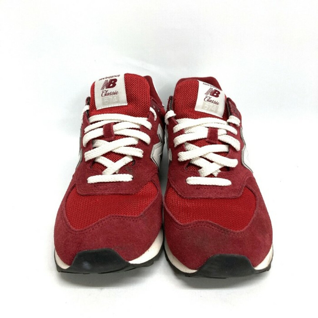 New Balance(ニューバランス)の★New Balance ニューバランス U574WQ2 574 クラシック スニーカー レッド size28.5cm メンズの靴/シューズ(スニーカー)の商品写真