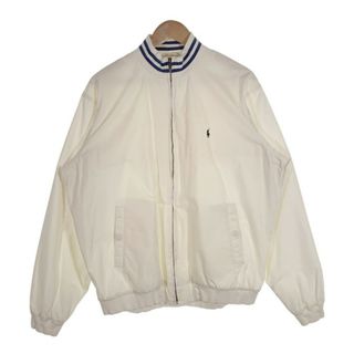 ラルフローレン(Ralph Lauren)のPolo by Ralph Lauren ポロラルフローレン Cotton Rib Blouson コットン リブブルゾン ジャケット ホワイト Size L(ブルゾン)