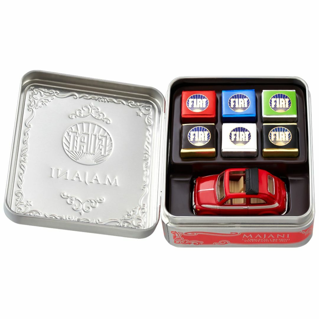 16　Majani FIAT ミニカーセット チョコ6個入　バレンタイン2024 食品/飲料/酒の食品(菓子/デザート)の商品写真