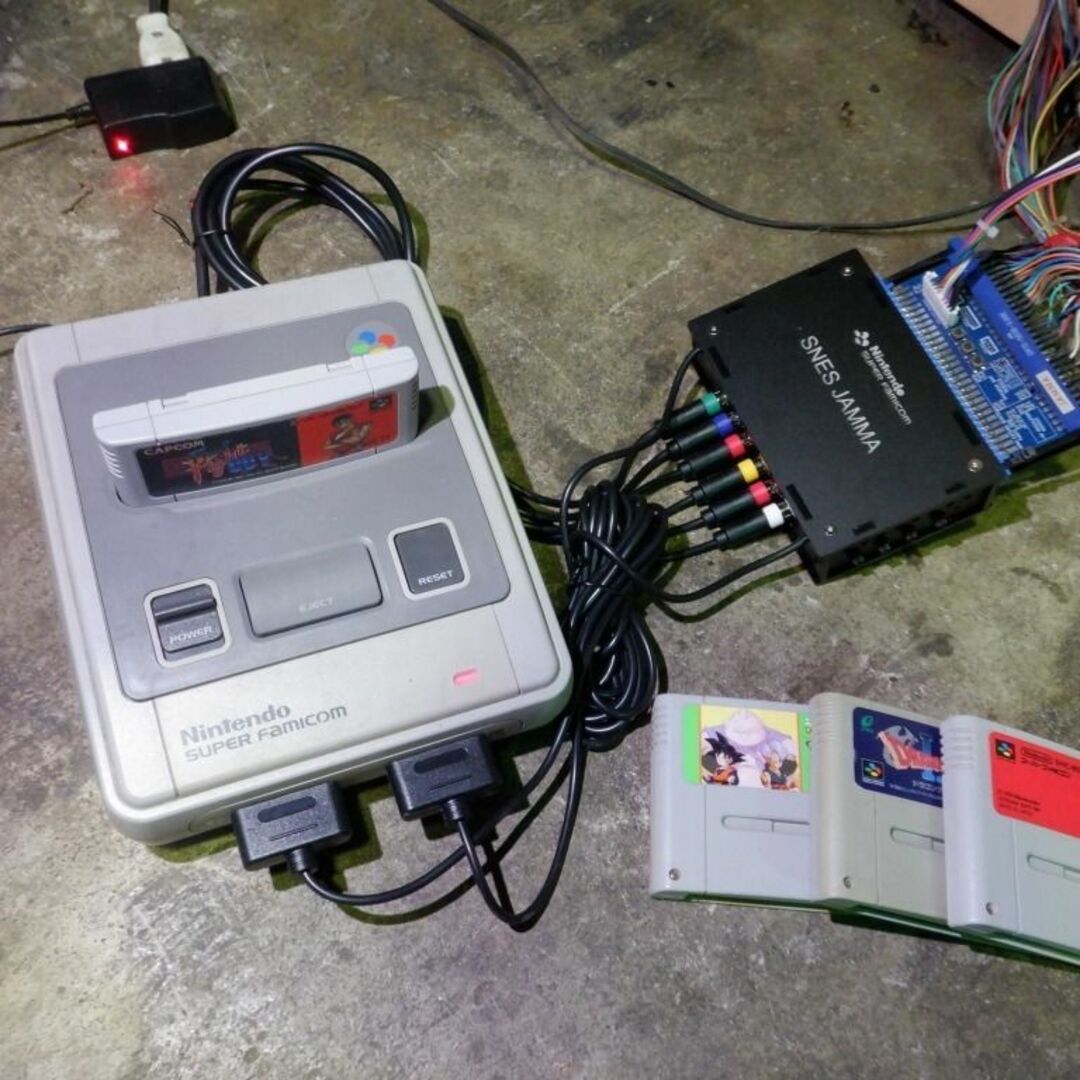 スーパーファミコン(SFC)JAMMA コンバーター 筐体でスーファミ出来ます! スーパーファミコン(SFC)JAMMA コンバーター 筐体でスーファミ