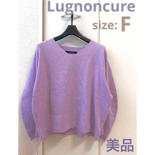 ルノンキュール(Lugnoncure)の【美品】Lugnoncure カーブスリーブニットプルオーバー（フリーサイズ）(ニット/セーター)