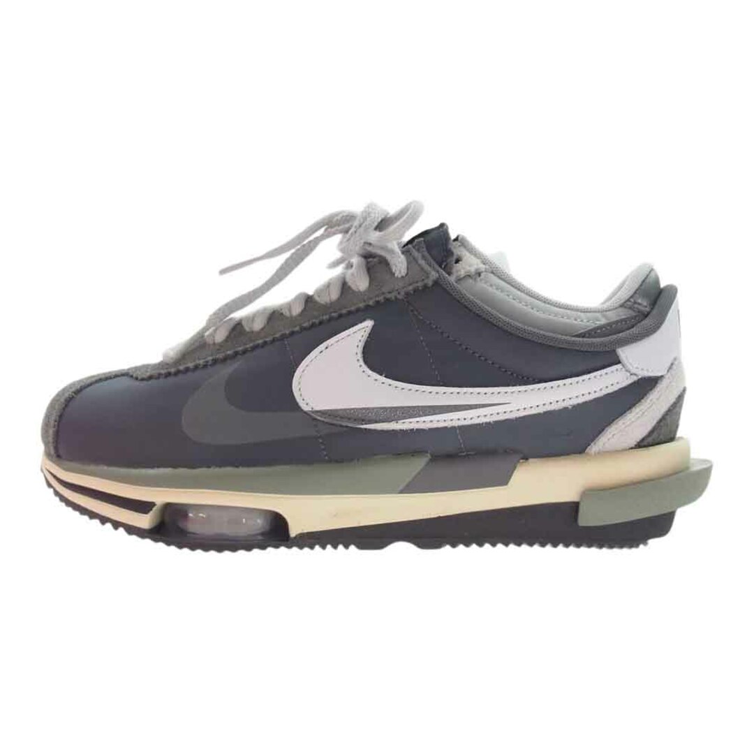 NIKE ナイキ スニーカー DQ0581-001 × sacai サカイ Zoom Cortez Iron Grey ズーム コルテッツ アイアングレー スニーカー マルチカラー系 26cm【新古品】【未使用】約275cm高さ