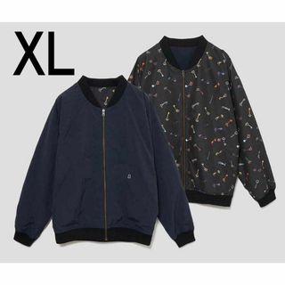 グラニフ(Design Tshirts Store graniph)のXLサイズ　キングダムハーツ　リバーシブルブルゾン　ブラック　グラニフ(その他)