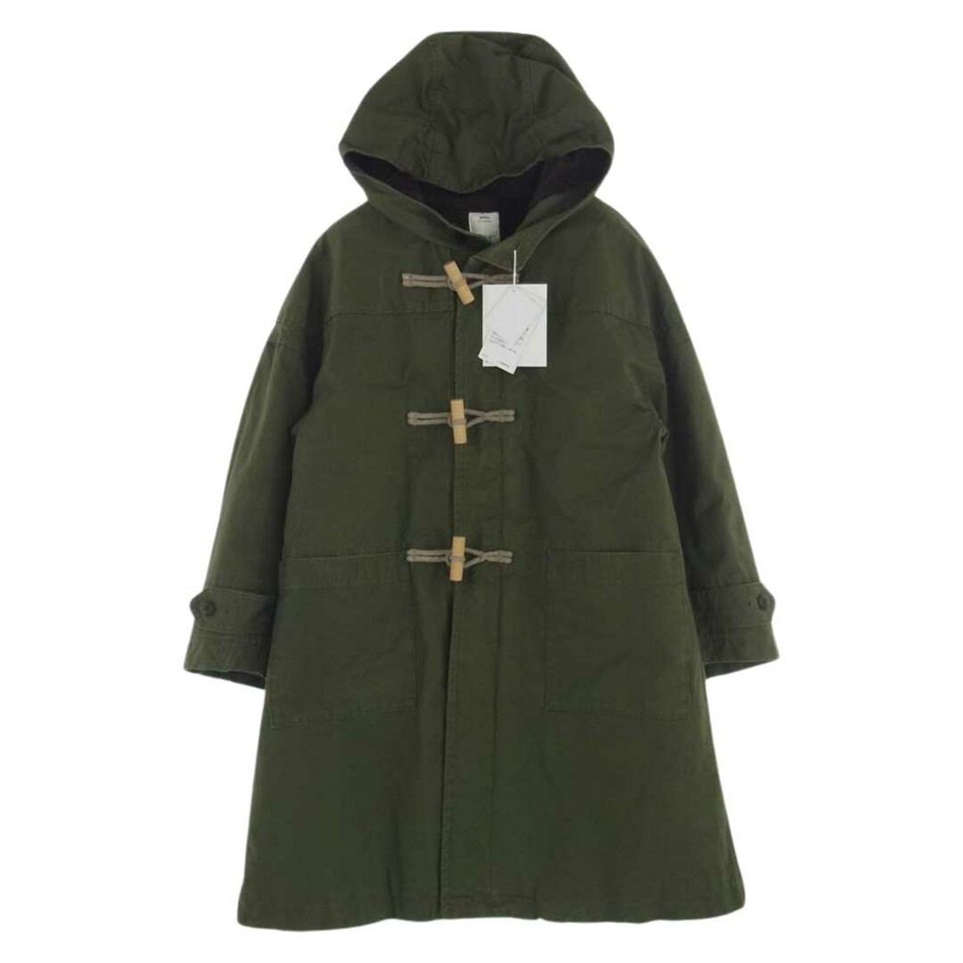 VISVIM ビズビム コート 21AW 0320205013004 WMV ダブリューエムブイ MALLORY CONVOY COAT W マロリー コンボイ 裏ウール アルパカ ボア ダッフル コート オリーブグリーン系約91cm身幅