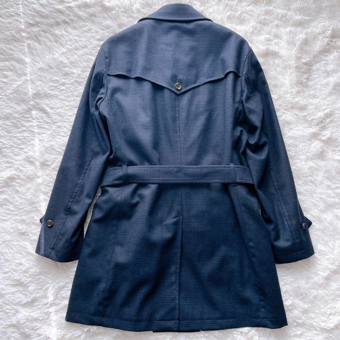 TAKEO KIKUCHI(タケオキクチ)の極美品✨タケオキクチ キルティング ライナー付きウール トレンチ コート　M メンズのジャケット/アウター(トレンチコート)の商品写真