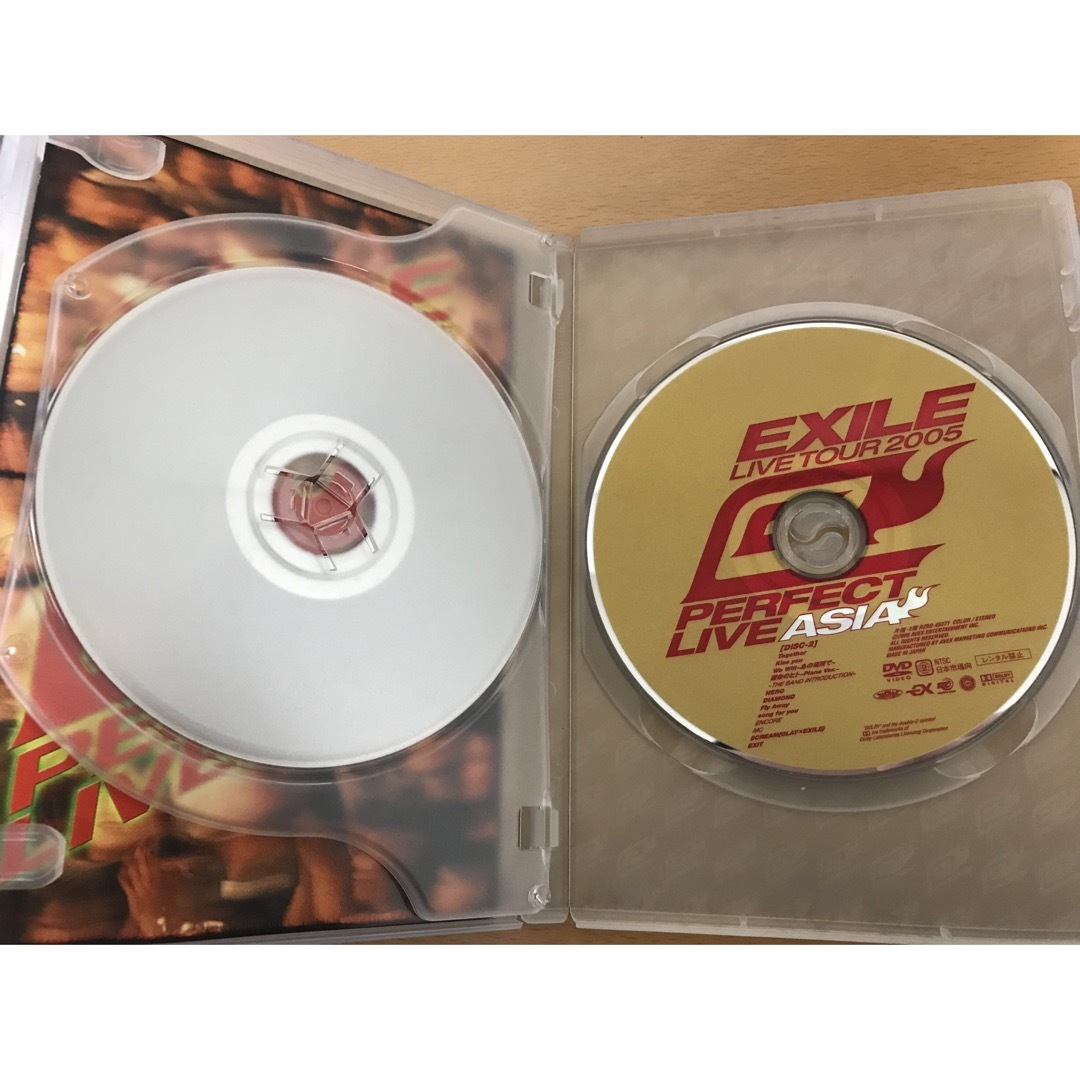 EXILE(エグザイル)のLIVE　TOUR　2005〜PERFECT　LIVE　“ASIA”〜 DVD エンタメ/ホビーのDVD/ブルーレイ(ミュージック)の商品写真