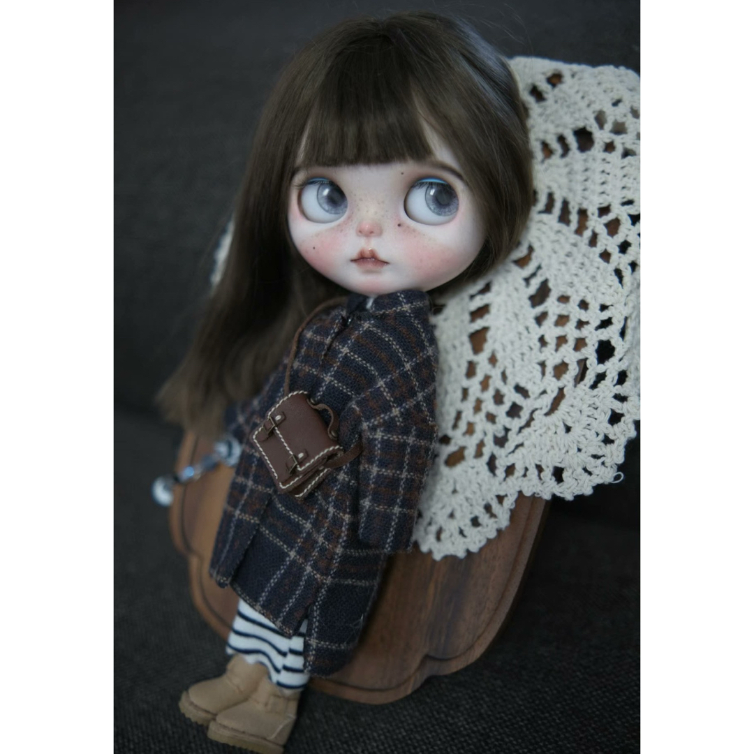 カスタムブライス ドール 海外作家様 かわいい 人形 黒猫ちゃん フル カスタムブライス ドール 海外作家様 かわいい 人形 黒猫ちゃん フル