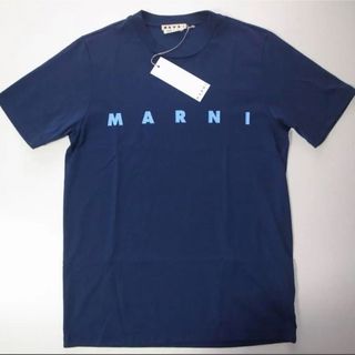 Marni - MARNI マルニ logo ロゴ Tシャツ 46 ネイビーの通販 by sun's ...