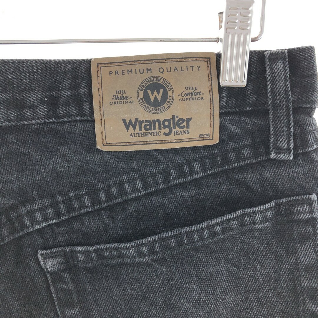 Wrangler(ラングラー)の古着 ラングラー Wrangler ブラックデニムパンツ メンズw32 /taa003853 メンズのパンツ(デニム/ジーンズ)の商品写真