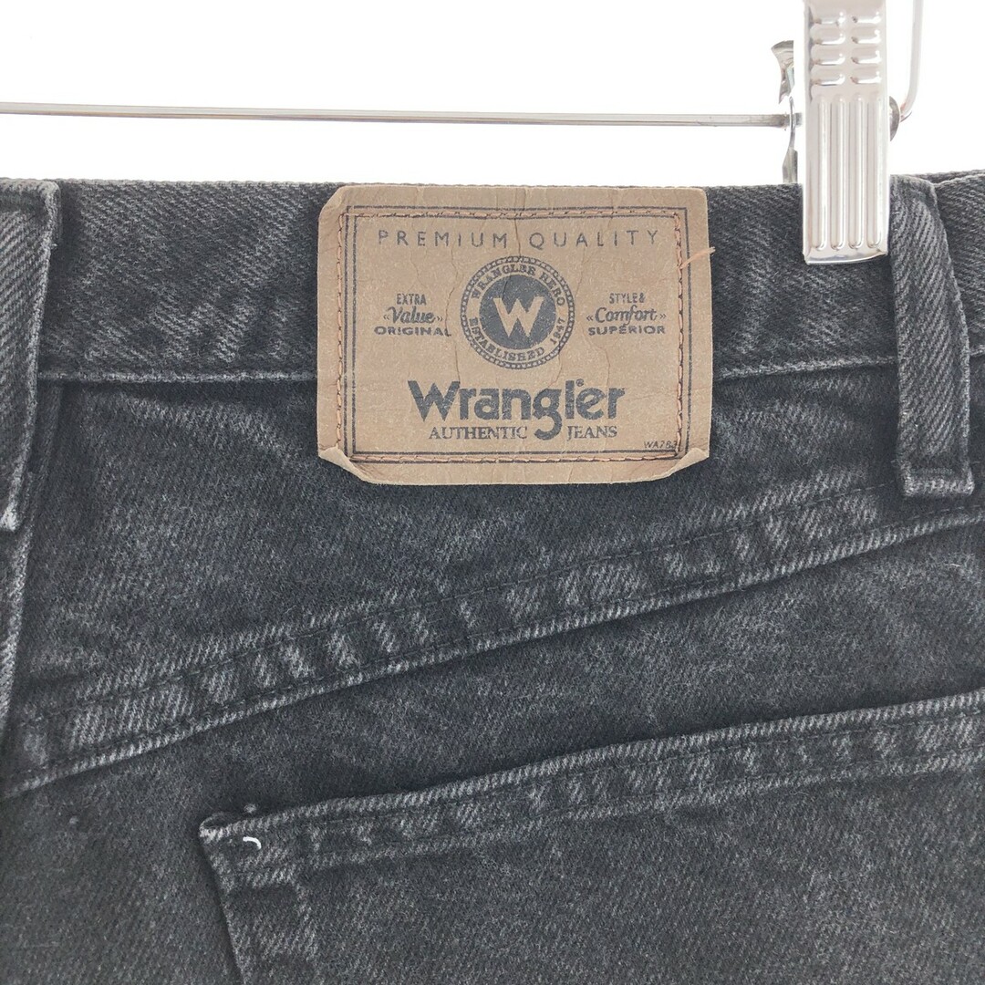 Wrangler(ラングラー)の古着 ラングラー Wrangler ブラックデニムパンツ メンズw33 /taa003658 メンズのパンツ(デニム/ジーンズ)の商品写真