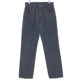 ラングラー(Wrangler)の古着 ラングラー Wrangler ブラックデニムパンツ メンズw33 /taa003648(デニム/ジーンズ)