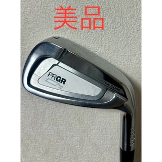 グリップすり減り汚れ有状態◎◎PRGR プロギア DATA801 4-6.8.9.P 6本 アイアンセット フレックスM-43 7番欠品