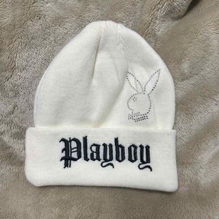 PLAYBOY - playboy ニット帽　【送料込み】
