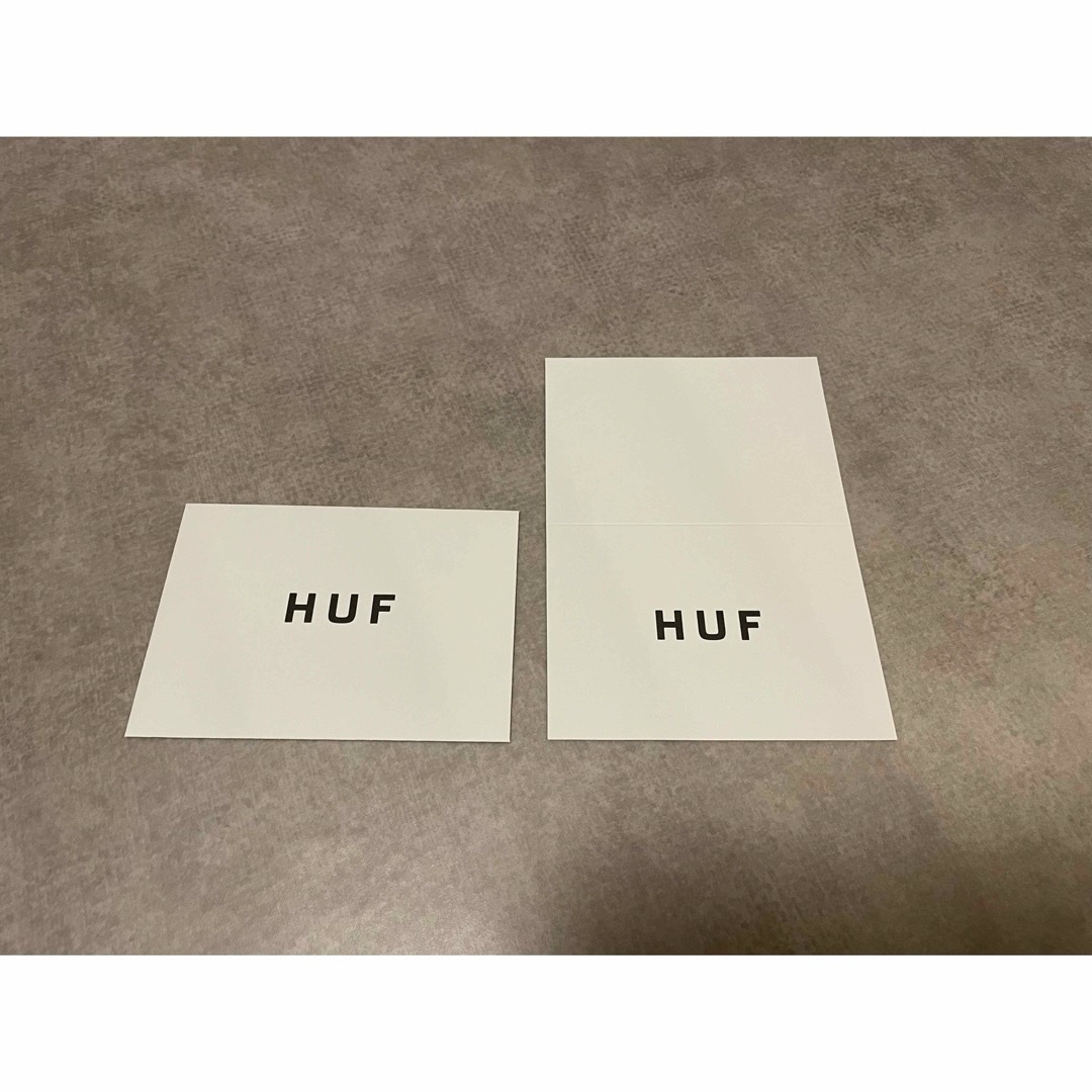 HUF メッセージカード ハンドメイドの文具/ステーショナリー(カード/レター/ラッピング)の商品写真