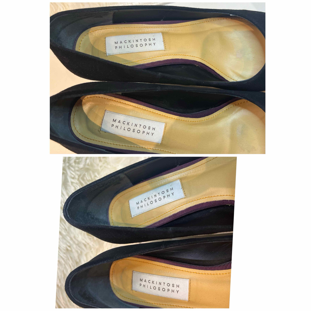 MACKINTOSH PHILOSOPHY(マッキントッシュフィロソフィー)の極美品　Mackintosh Philosophy スエード　パンプス　23cm レディースの靴/シューズ(ハイヒール/パンプス)の商品写真