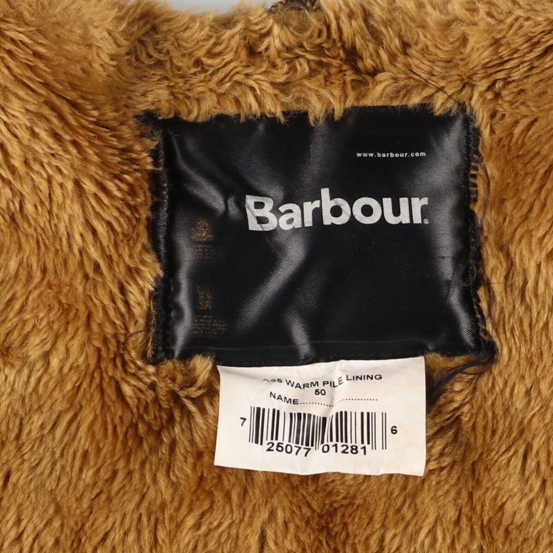 Barbour(バーブァー)の古着 80~90年代 バブアー Barbour A55 WARM PILE LINING 旧3ワラント パイルライナーベスト メンズXXL ヴィンテージ /eaa406676 メンズのトップス(ベスト)の商品写真