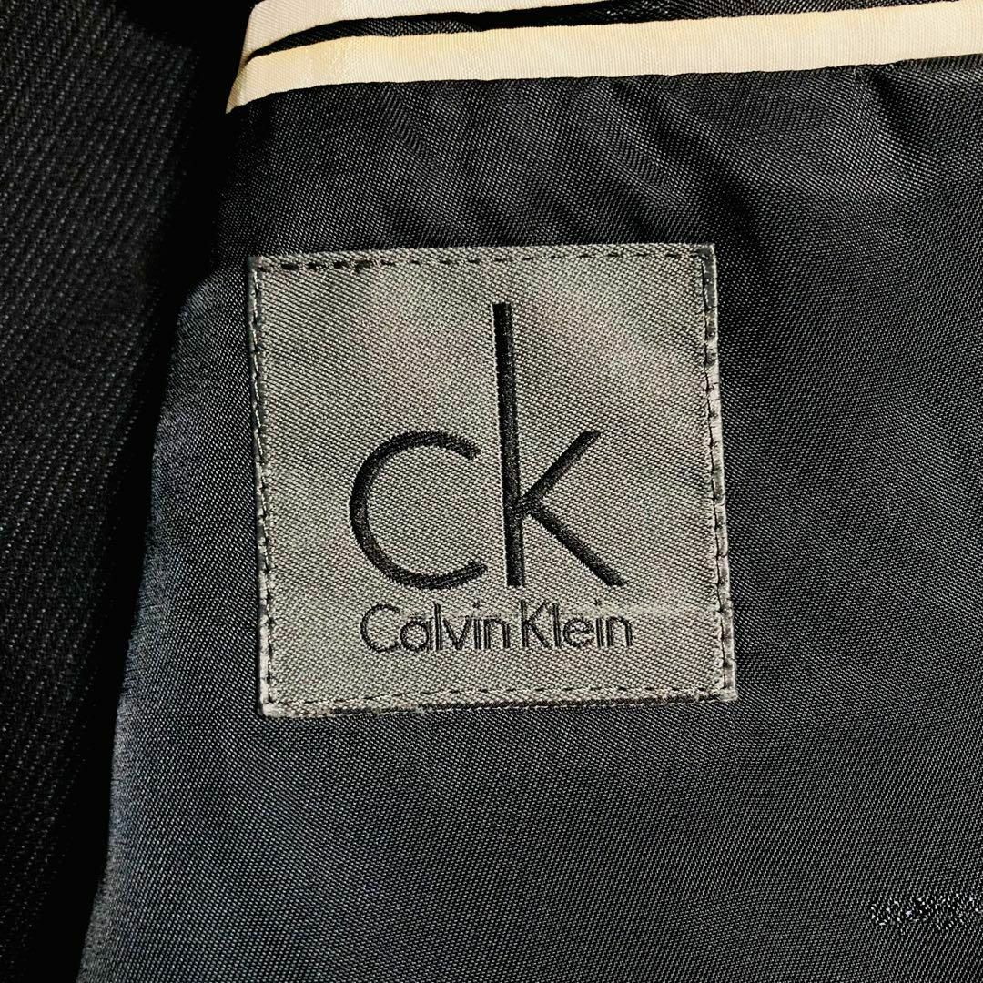 Calvin Klein(カルバンクライン)のCalvin Klein　セットアップ　シャドー　ストライプ　ダークグレー メンズのスーツ(セットアップ)の商品写真