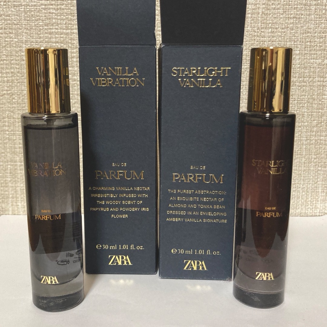 ZARA(ザラ)のZARA 香水　Vanillaシリーズ2本 コスメ/美容の香水(ユニセックス)の商品写真