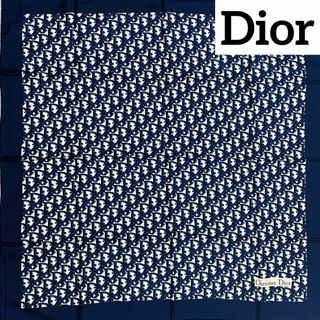 クリスチャンディオール(Christian Dior)の★Christian Dior★ スカーフ トロッター ネイビー ホワイト(バンダナ/スカーフ)