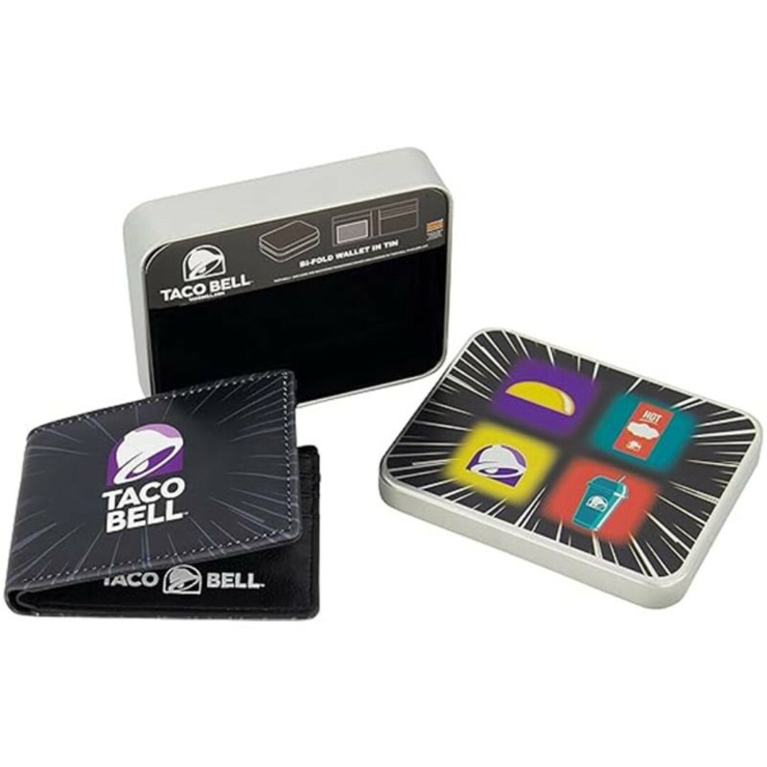 BIFOLD ウォレット in ティンケース TACO BELL メンズのファッション小物(折り財布)の商品写真