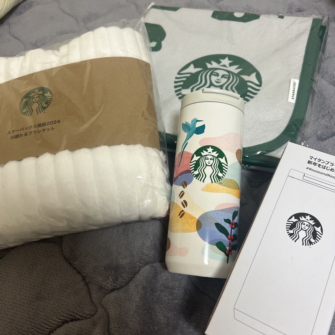 Starbucks Coffee(スターバックスコーヒー)のstarbucks 福袋 2024 グッズ インテリア/住まい/日用品のキッチン/食器(タンブラー)の商品写真