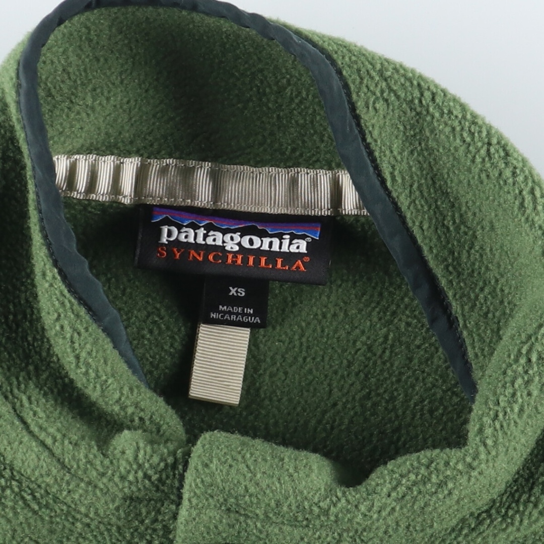 patagonia(パタゴニア)の古着 00年代 パタゴニア Patagonia SYNCHILLA シンチラ スナップT フリースプルオーバー レディースXS /eaa407872 レディースのジャケット/アウター(その他)の商品写真