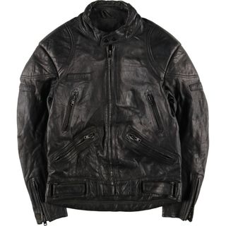 ベルスタッフ(BELSTAFF)の古着 80年代 ベルスタッフ Belstaff シングルライダースジャケット メンズS ヴィンテージ /evb004018(レザージャケット)