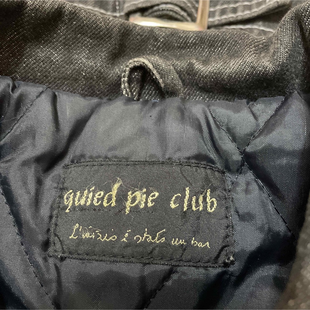 quied pie club Gジャン ブラック 黒 デニムジャケット