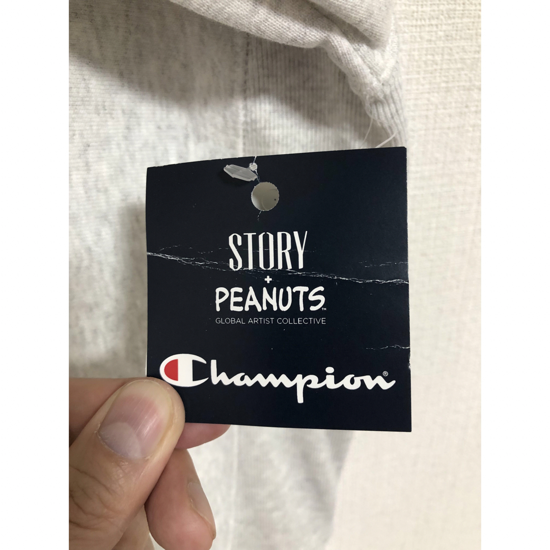 Champion(チャンピオン)の希少 チャンピオン×スヌーピー×ケニーシャーフ リバースウィーブ スウェット M メンズのトップス(スウェット)の商品写真