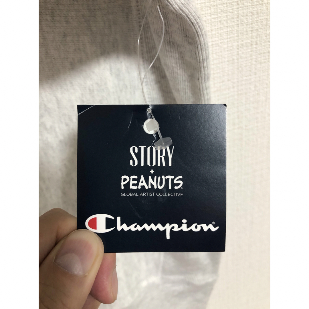 Champion(チャンピオン)の希少 チャンピオン×スヌーピー×ケニーシャーフ リバースウィーブ スウェット L メンズのトップス(スウェット)の商品写真