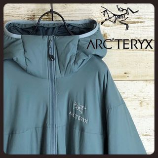 アークテリクス(ARC'TERYX)のアークテリクス アトム LT ダウンジャケット 軽量 始祖鳥蛍光ロゴ入り 美品(ダウンジャケット)