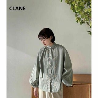 クラネ(CLANE)のCLANE★VINTAGE FLOWER EMBROIDERY SHIRT★刺繍(シャツ/ブラウス(長袖/七分))