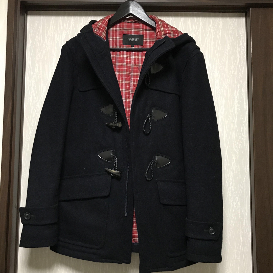 BURBERRY BLUE LABEL ダッフルコート 33サイズ っぽ ブラック BURBERRY BLUE LABEL ダッフルコート 33サイズ っぽ ブラック