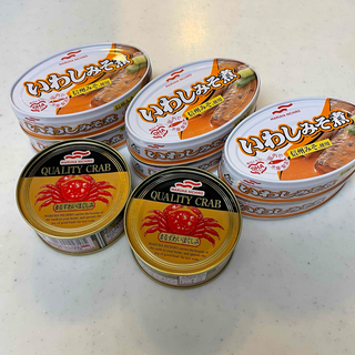 マルハニチロ(Maruha Nichiro)のカニ缶、いわし味噌煮缶詰(缶詰/瓶詰)