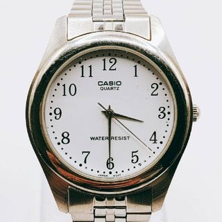 カシオ(CASIO)の【最終値下げ】#38 CASIO カシオ MTP-1129 腕時計  白文字盤(腕時計(アナログ))