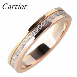 カルティエ(Cartier)のカルティエ トリニティ ダイヤ リング ルイカルティエ ヴァンドーム フルエタニティ #53 750 箱 保証書 新品仕上げ済 Cartier【14985】(リング(指輪))