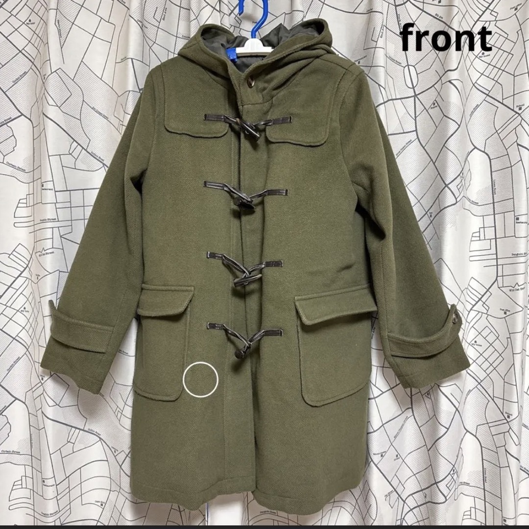 ニッセン(ニッセン)のダッフルコート カーキ グリーン レディースのジャケット/アウター(ダッフルコート)の商品写真