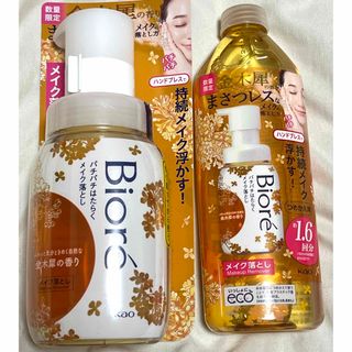 ビオレ(Biore)のビオレ ザ フェイス 泡洗顔料 金木犀 本体 200ml +340ml   花王(クレンジング/メイク落とし)