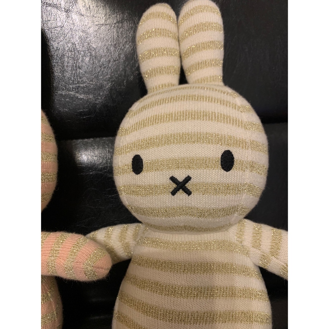 miffy(ミッフィー)のbonton toys ミッフィー ぬいぐるみ　オーガニックコットン使用　双子 エンタメ/ホビーのおもちゃ/ぬいぐるみ(ぬいぐるみ)の商品写真