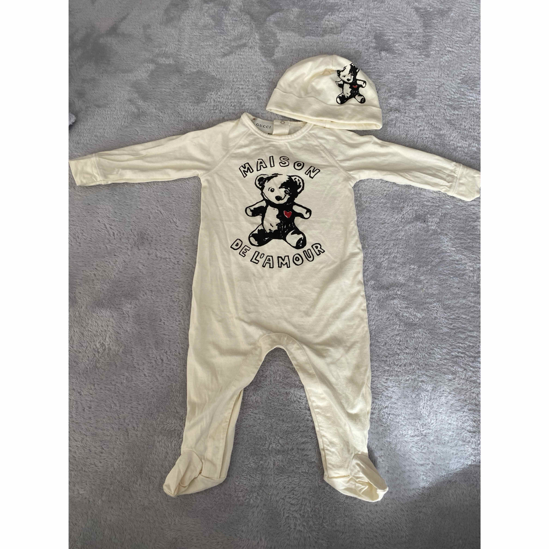 Gucci(グッチ)のGUCCI★ロンパース 男の子、女の子 Baby、新生児 キッズ/ベビー/マタニティのベビー服(~85cm)(ロンパース)の商品写真