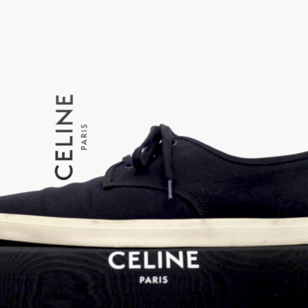 celine(セリーヌ)の美品◆CELINE PARIS セリーヌ メンズ キャンバス素材 スニーカー42 メンズの靴/シューズ(スニーカー)の商品写真