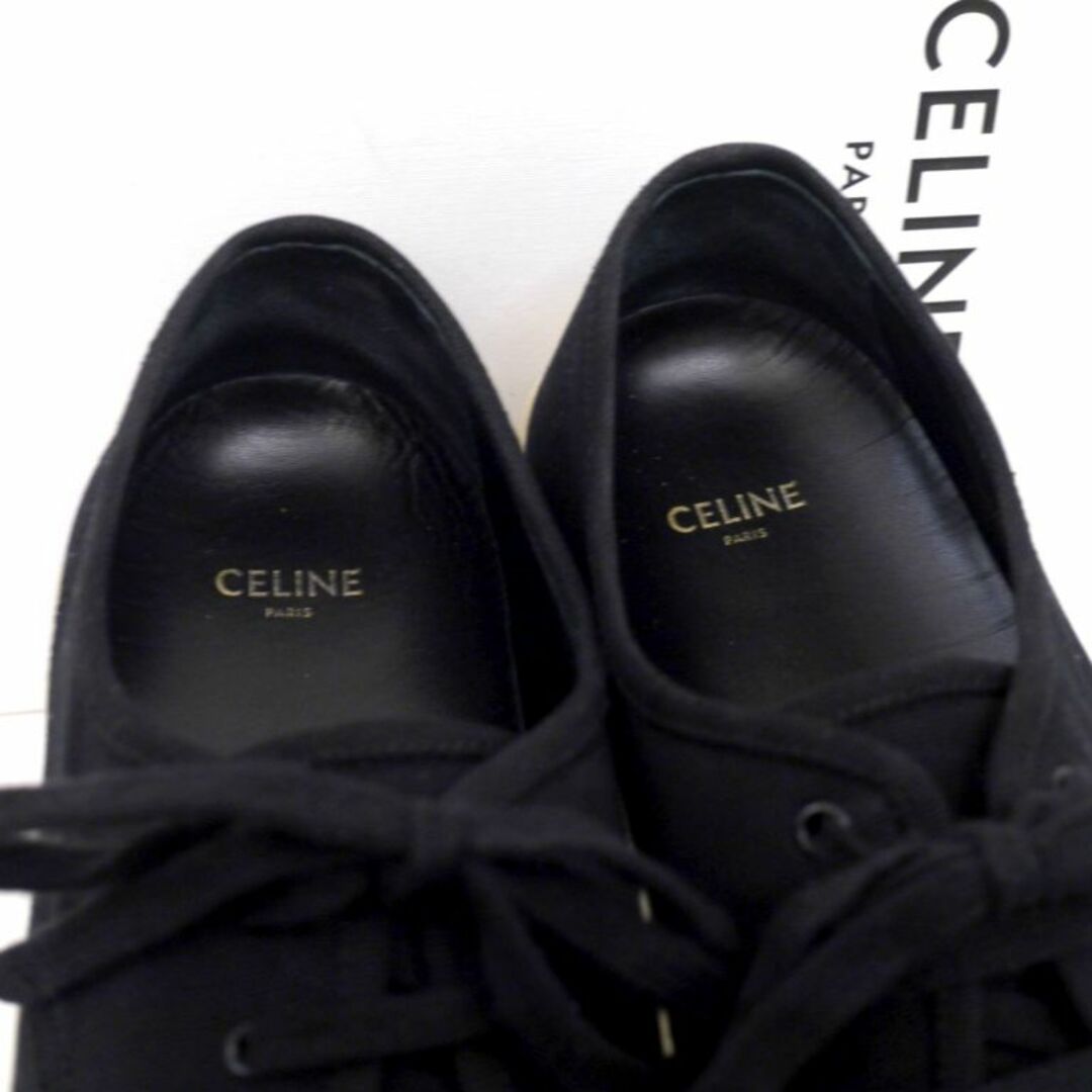 celine(セリーヌ)の美品◆CELINE PARIS セリーヌ メンズ キャンバス素材 スニーカー42 メンズの靴/シューズ(スニーカー)の商品写真