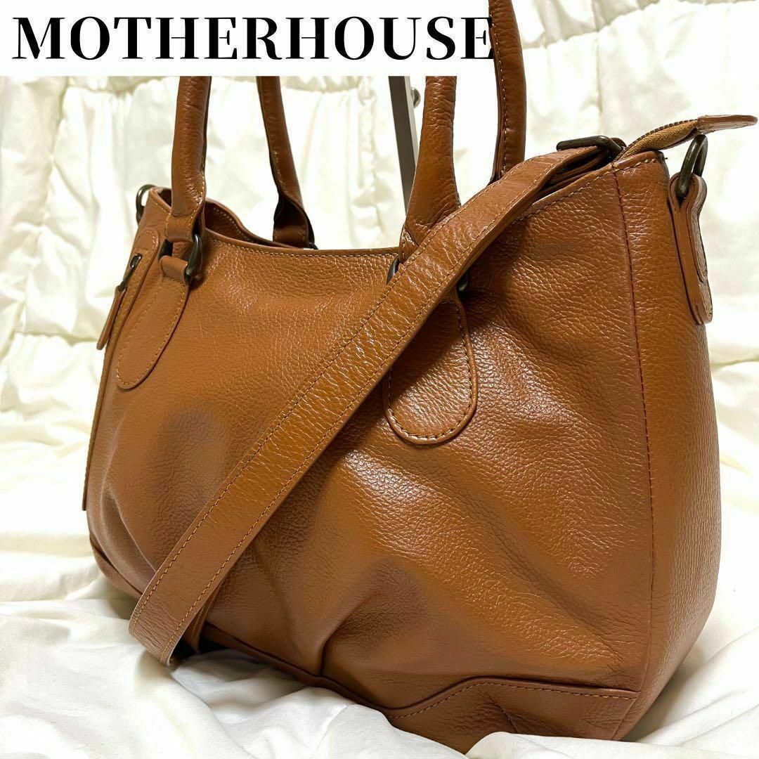 バッグ【美品】MOTHER HOUSE　マザーハウス　ショルダーバッグ　2way