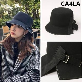 カシラ(CA4LA)の【完売品】CA4LA カシラ　バケットハット　ウールフェルト(ハット)