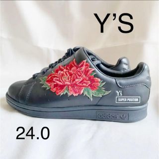 ワイズ(Y's)の美品　Y’s adidas Diagonal Stan Smith Floral(スニーカー)