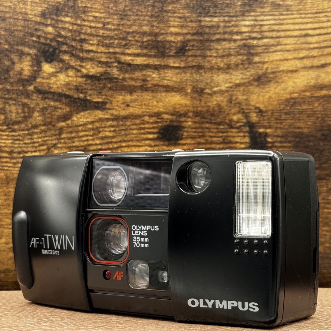単焦点フィルムカメラ　OLYMPUS AF-1 TWIN 動作品